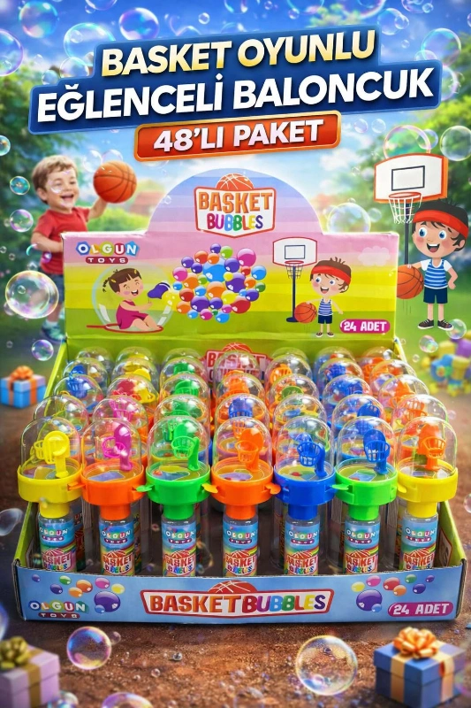 BASKET BUUBLES KÖPÜK BALONCUK / 24LÜ STANT